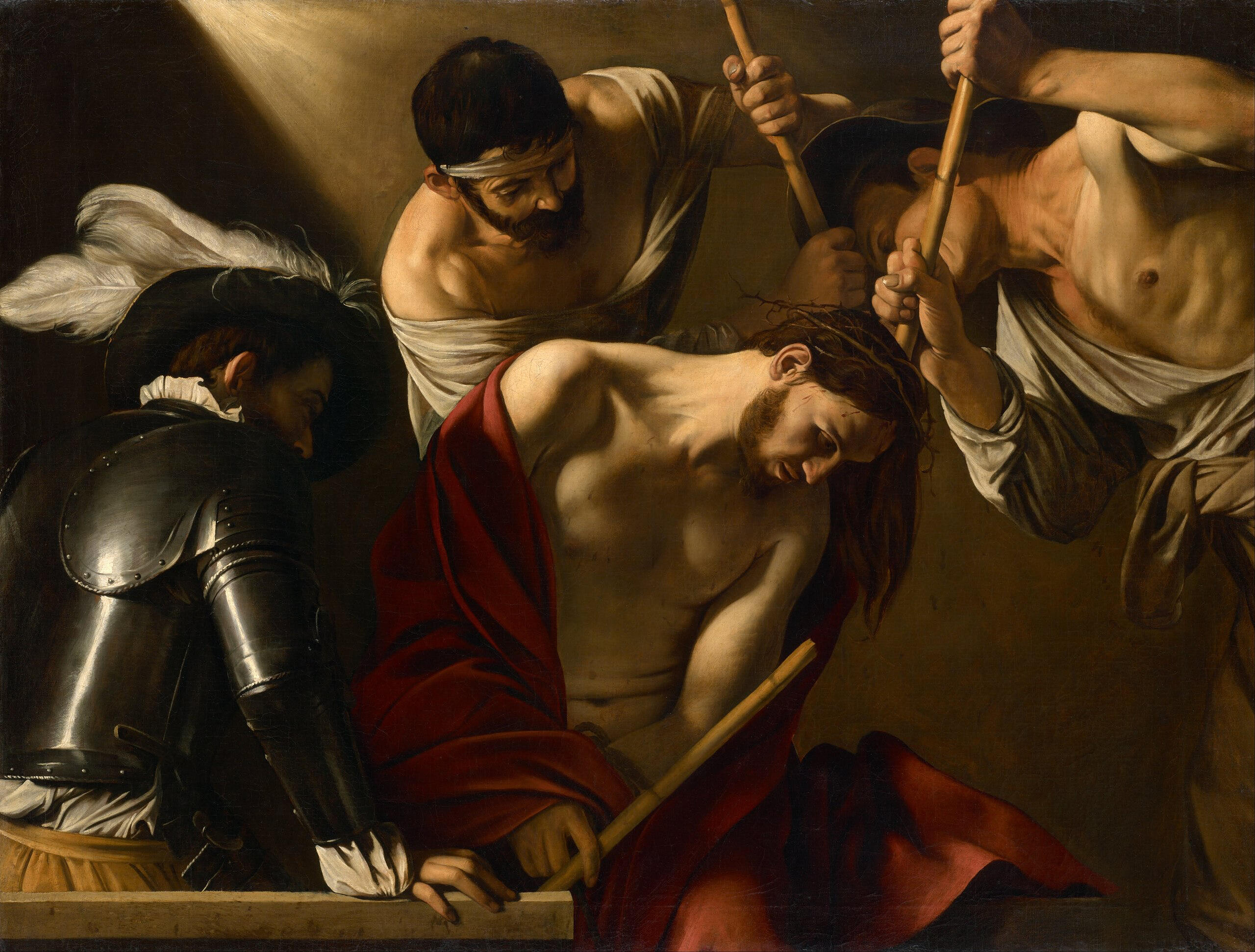 Christ Crowned with Thorns by Caravaggio (1602-1604) Christ Crowned with Thorns by Caravaggio (1602-1604)
